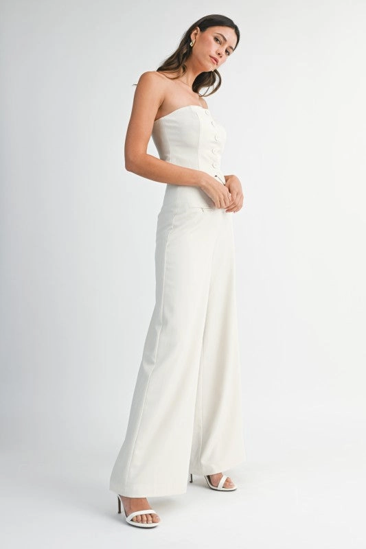 Madrigal Pocketed Wide-Leg Trousers