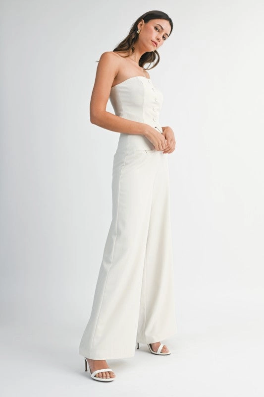 Madrigal Pocketed Wide-Leg Trousers
