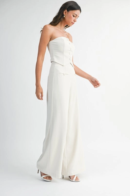Madrigal Pocketed Wide-Leg Trousers