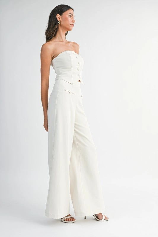 Madrigal Pocketed Wide-Leg Trousers