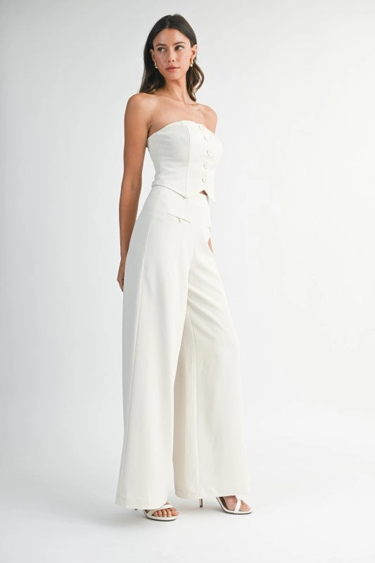 Madrigal Pocketed Wide-Leg Trousers