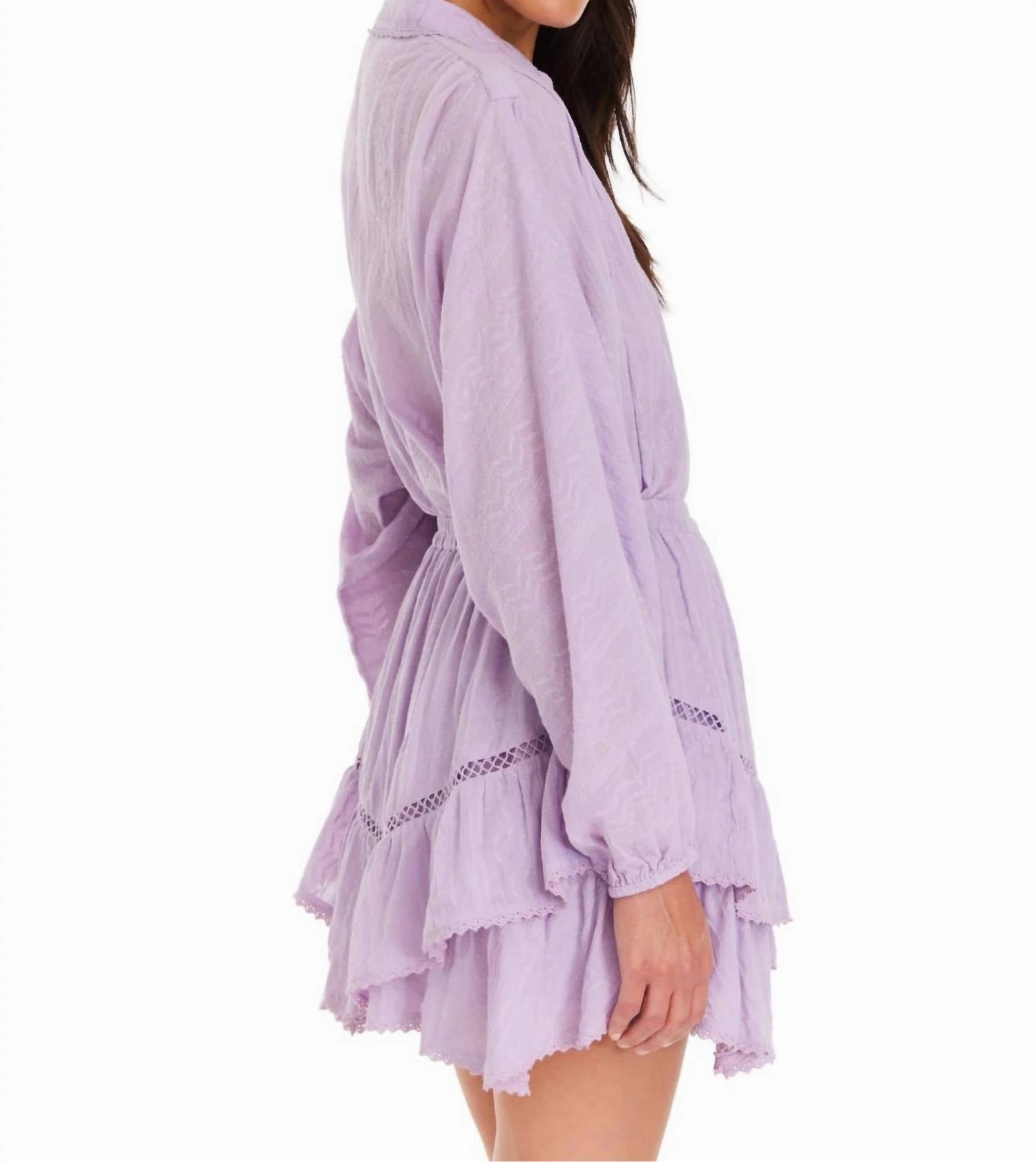 Maggie Mini Skirt In Lilac