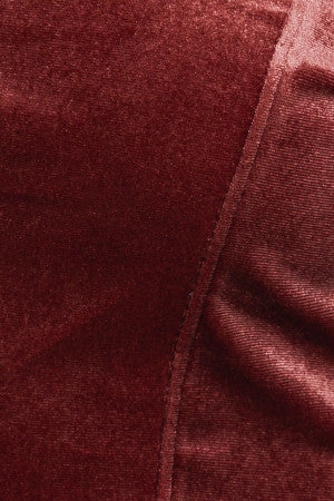 Making Magic Long Sleeve Off Shoulder Velvet Top - Medium