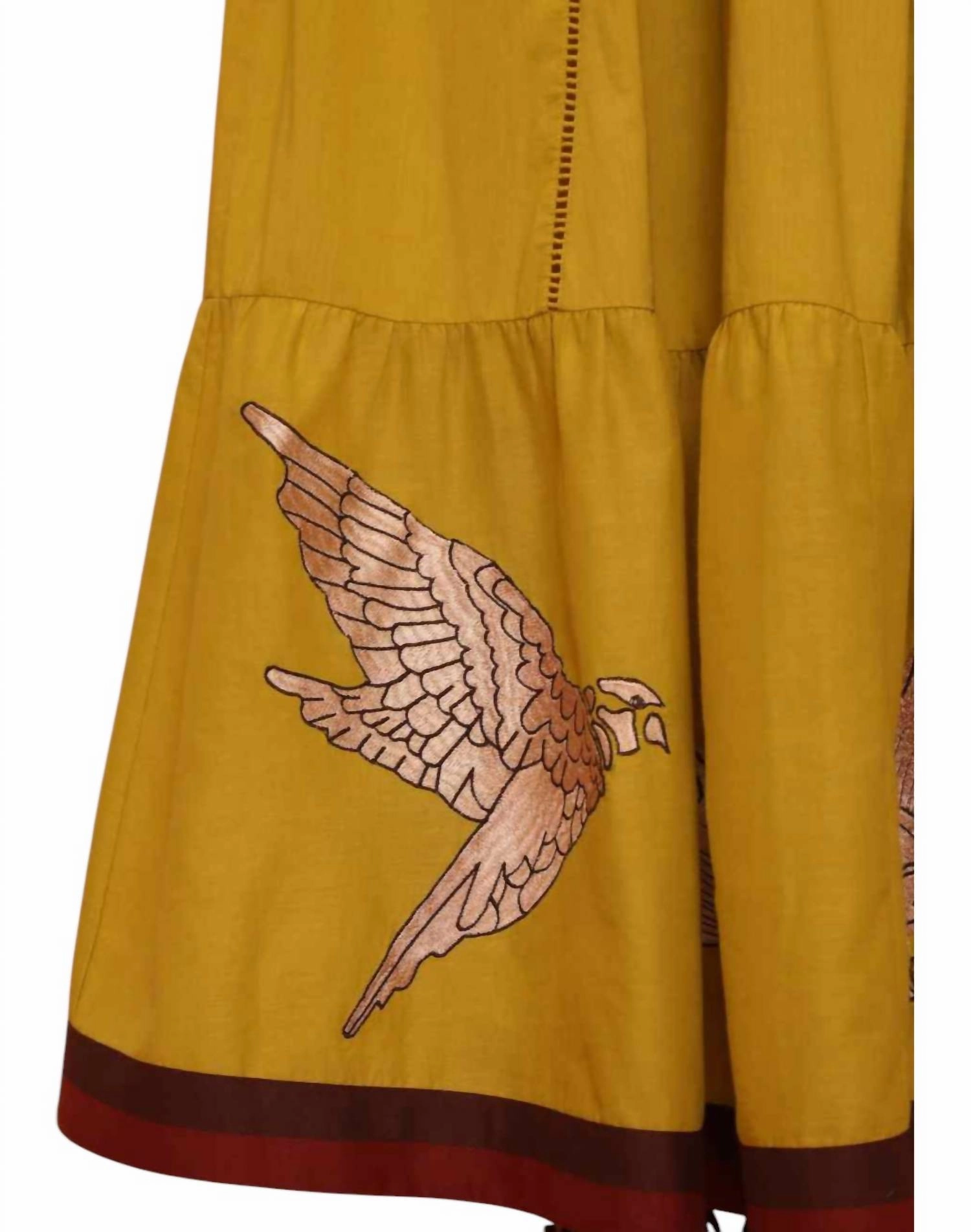 Malibu Maxi Skirt In Hinoki