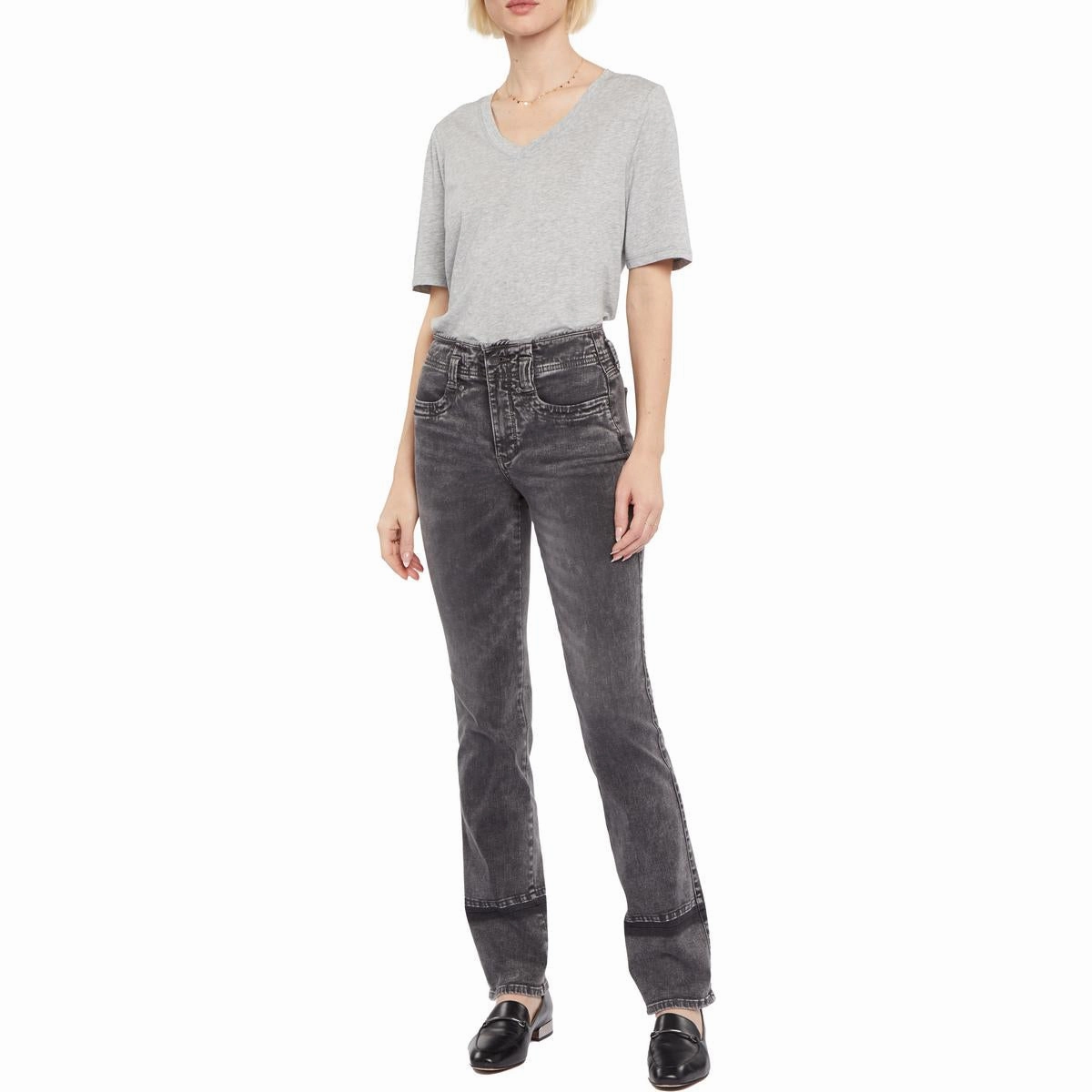 Marilyn Womens Tummy Slimming Denim Straight Leg Jeans
