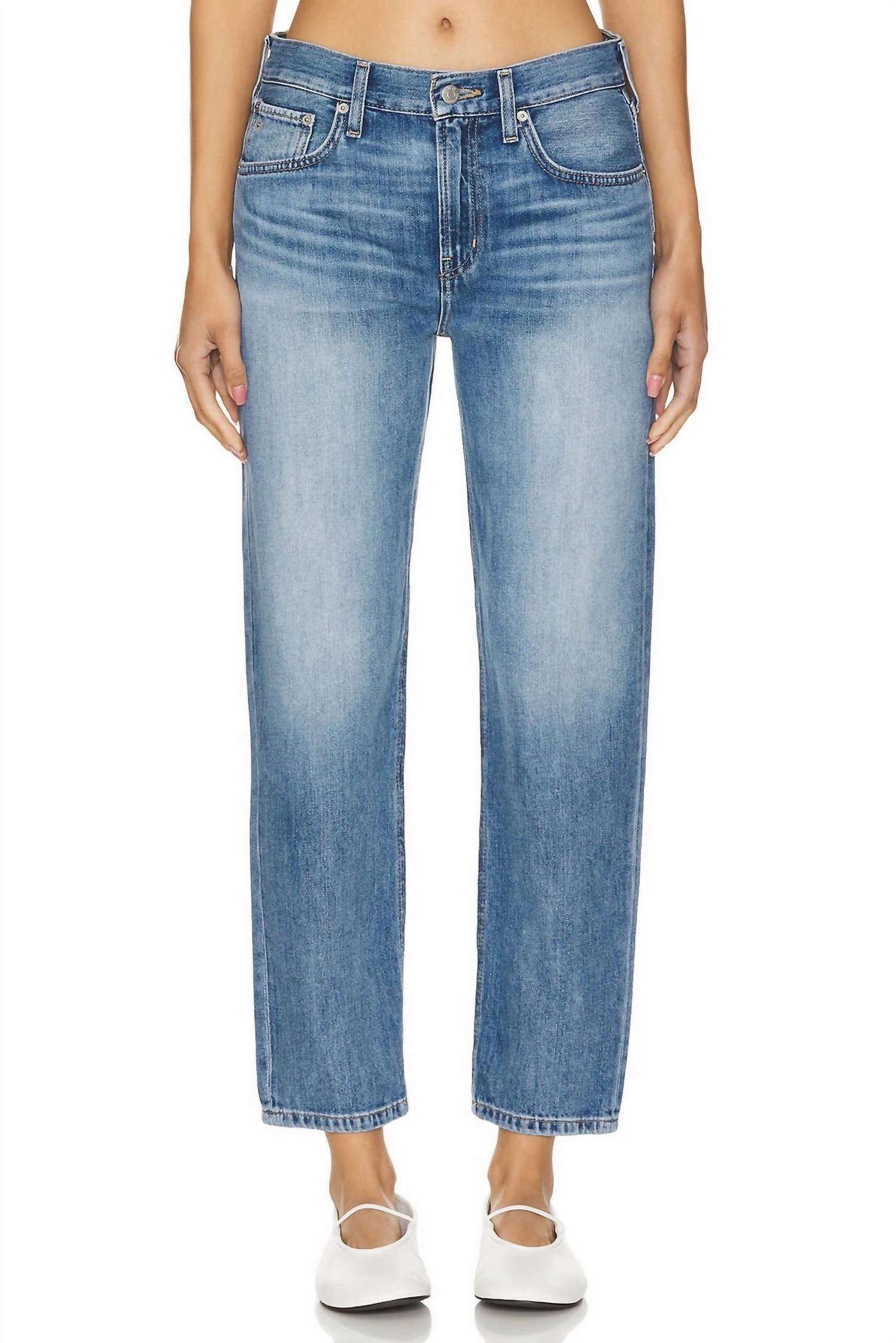 Marlowe Slim Boyfriend Jeans In Castaway