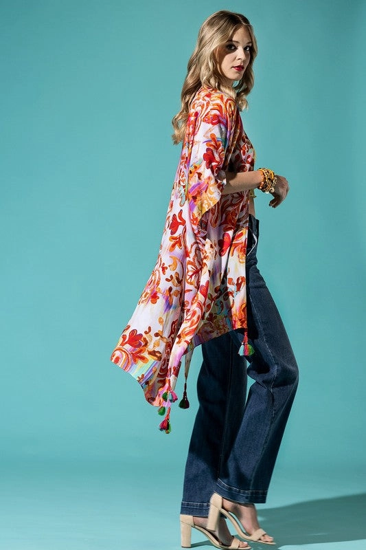 Marshmella Open Front Kimono