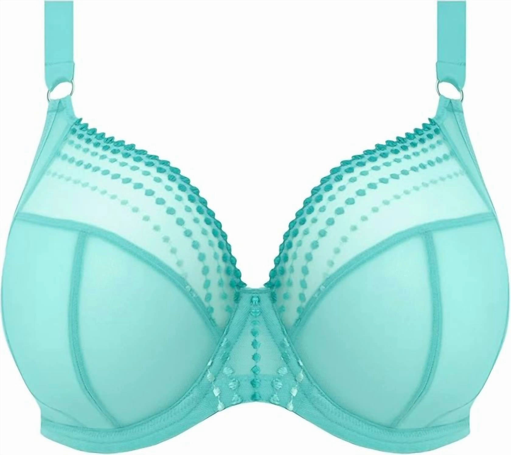 Matilda Underwire Plunge Bra In Jade