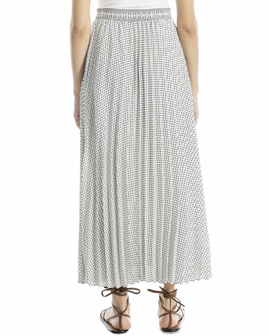 Max Studio Pleated Maxi Skirt