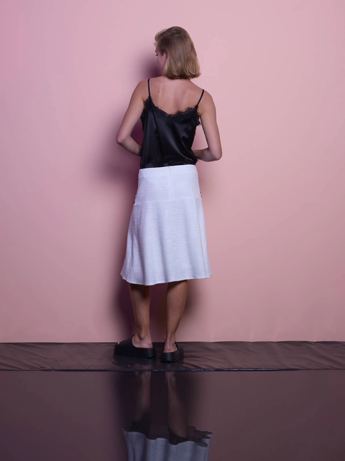 Melia Skirt In White