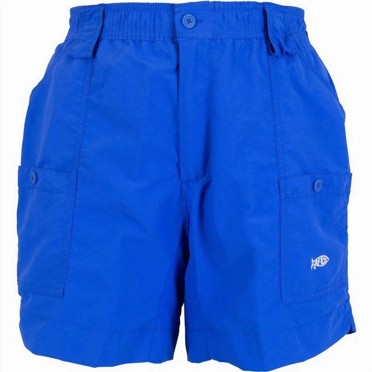Men Original Fishing Shorts In Royal Blue