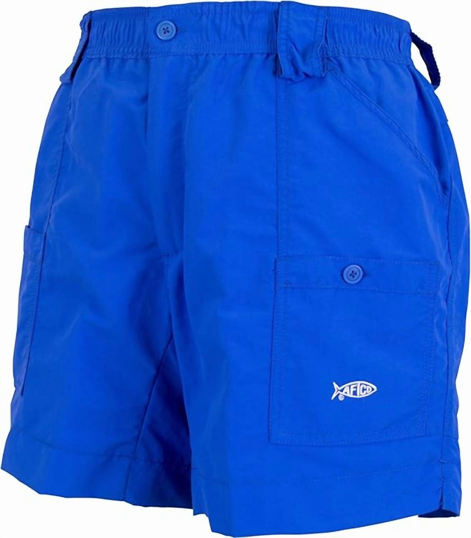 Men Original Fishing Shorts In Royal Blue