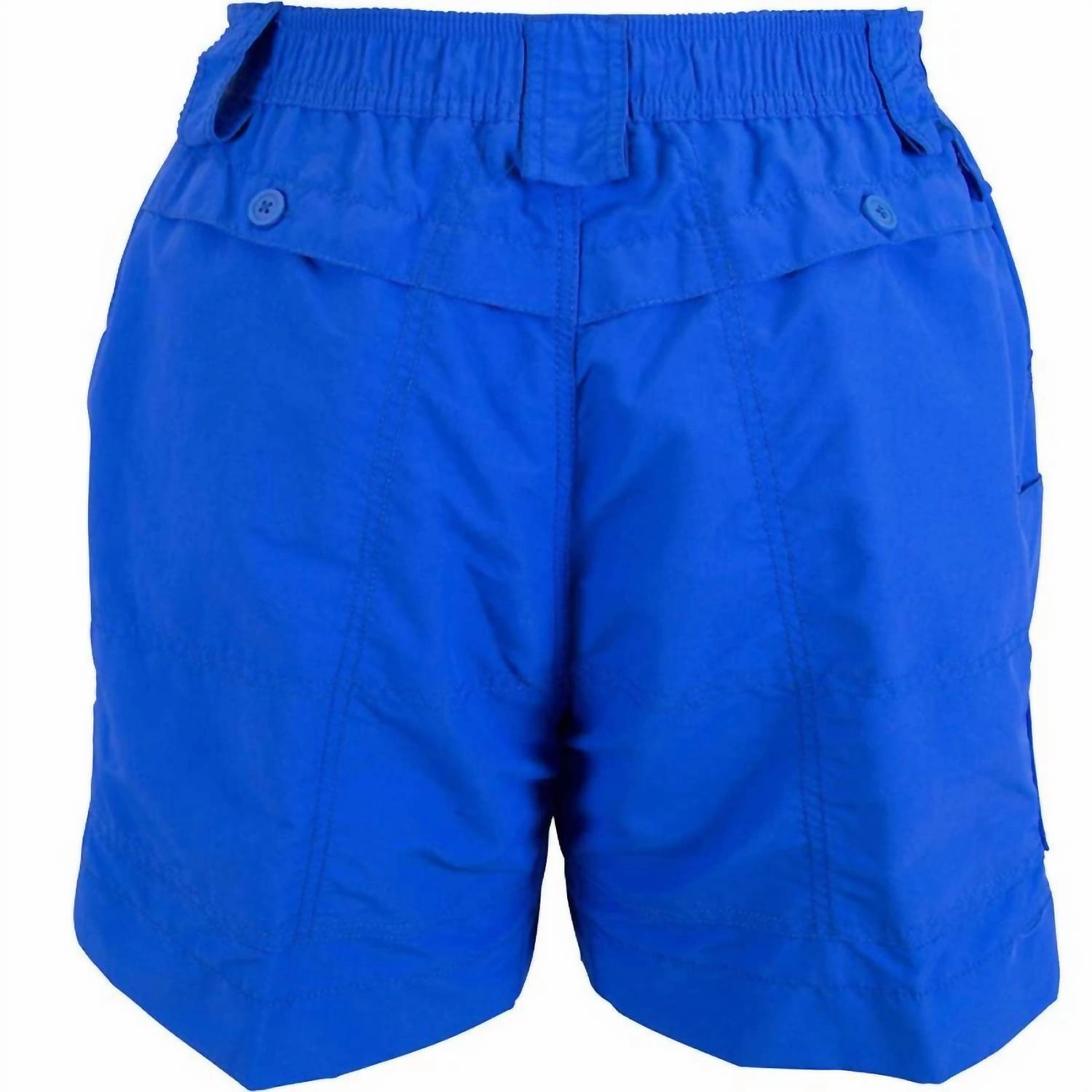 Men Original Fishing Shorts In Royal Blue