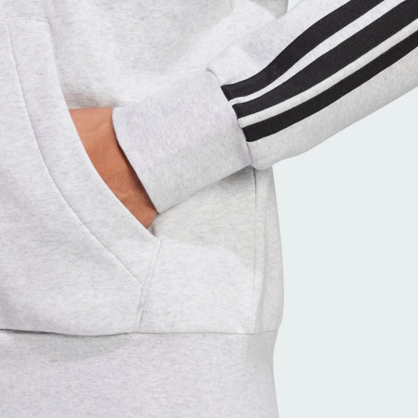 Men's adidas Essentials 3-Stripes Fleece Hoodie