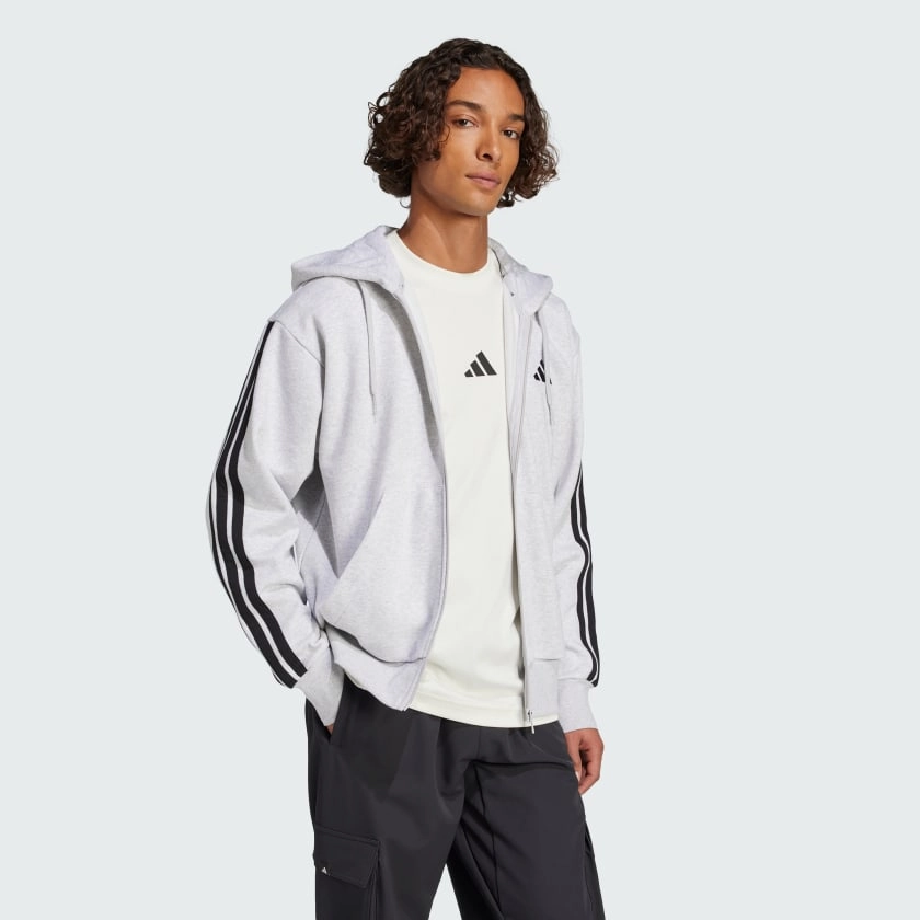 Men's adidas Essentials 3-Stripes Fleece Hoodie