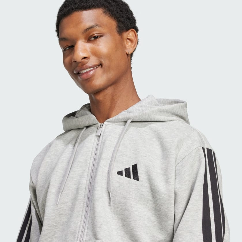 Men's adidas Essentials 3-Stripes Fleece Hoodie