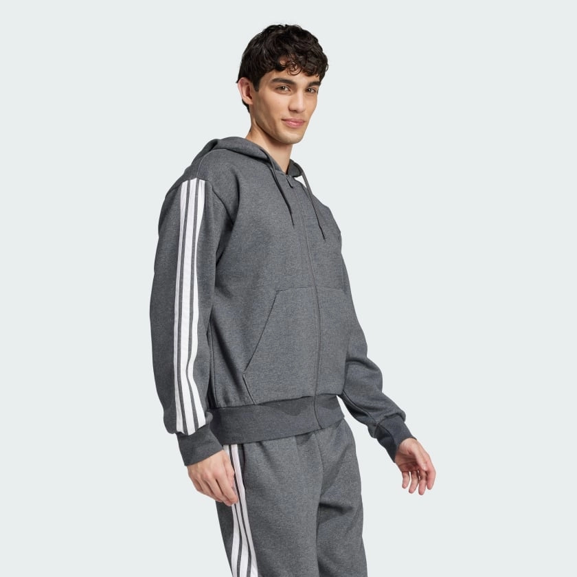 Men's adidas Essentials 3-Stripes Fleece Hoodie