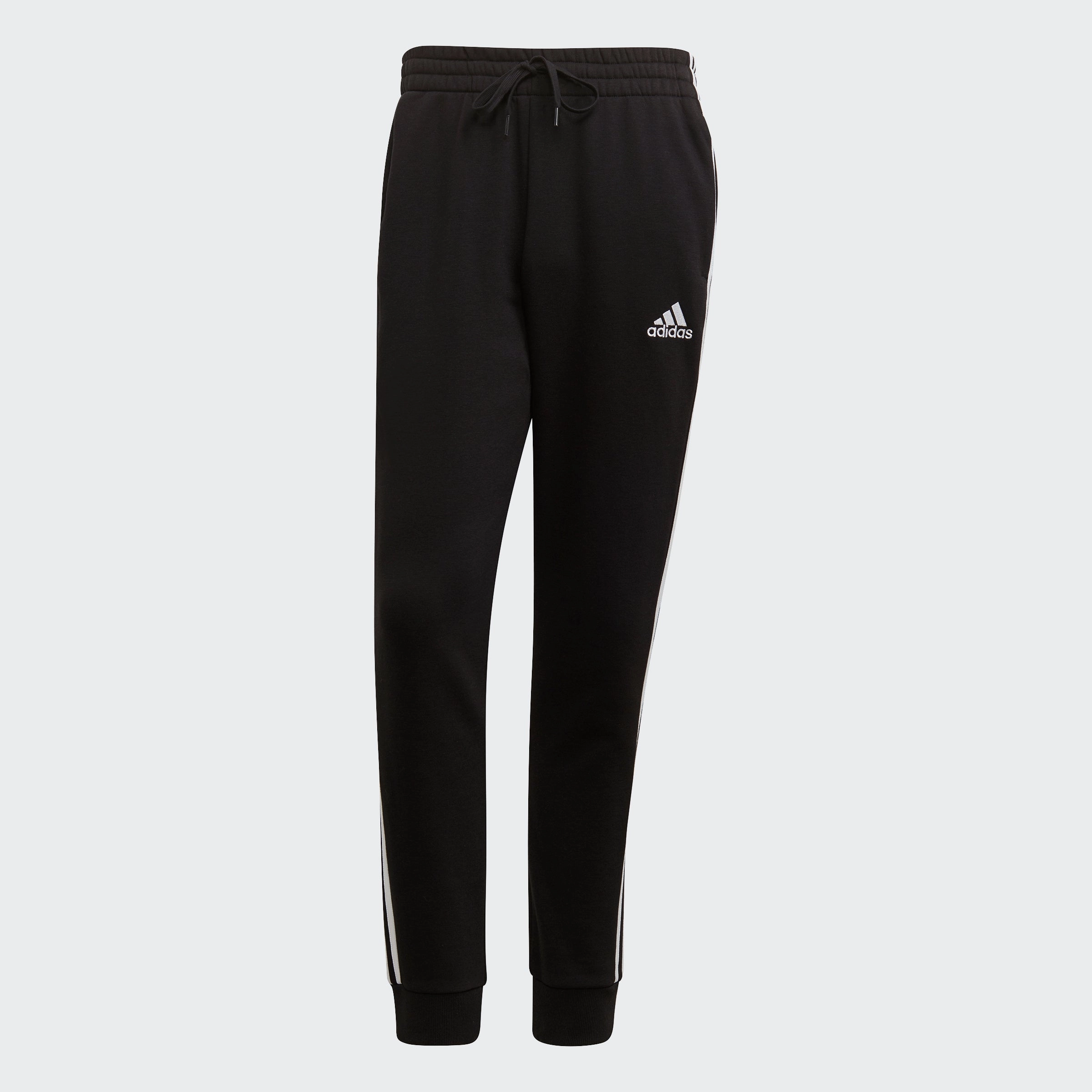 Men's adidas Essentials French Terry Tapered-Cuff 3-Stripes Pants