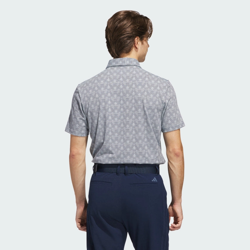 Men's adidas Go-To Printed Stripe Polo Shirt