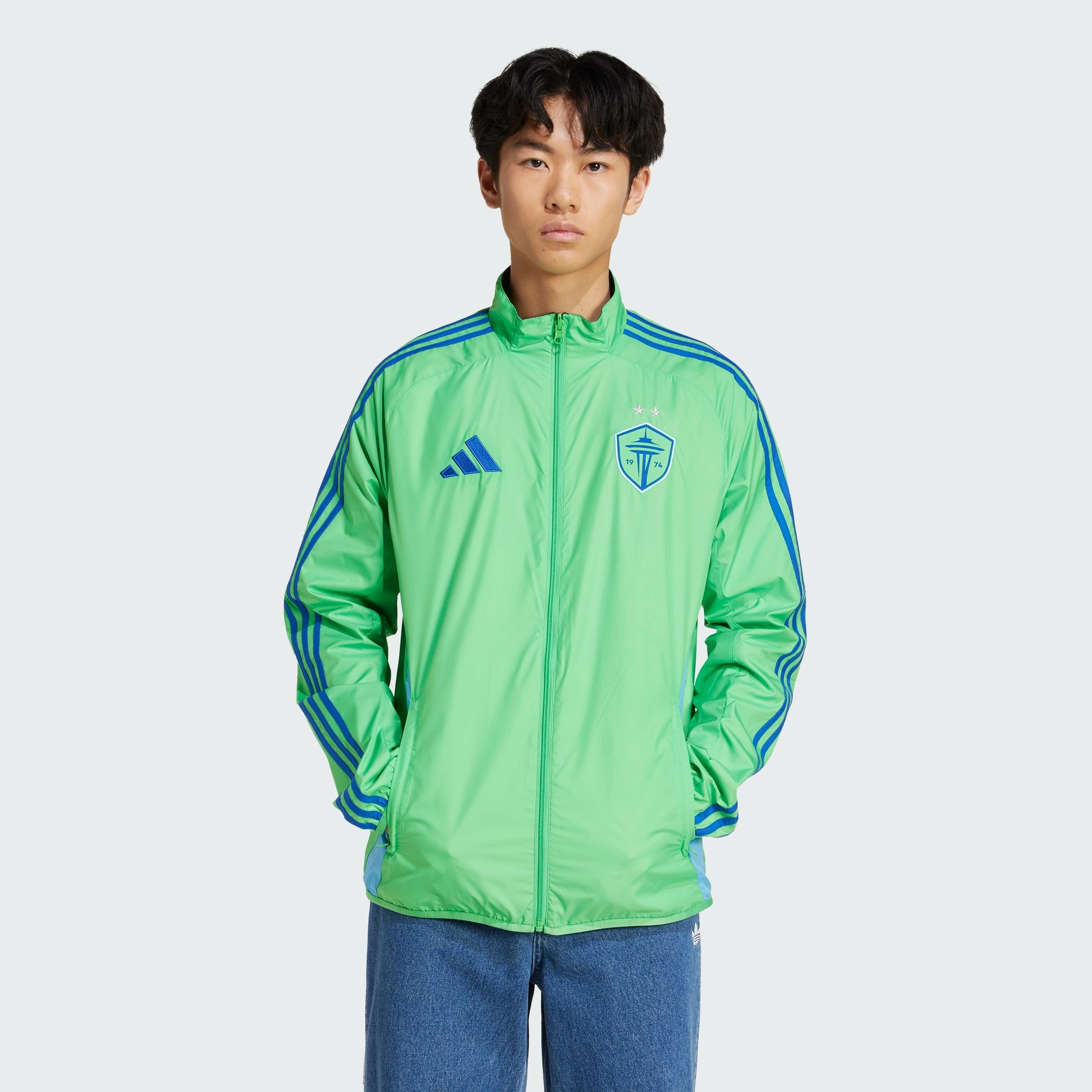 Men's adidas Seattle Sounders FC Reversible Anthem Jacket