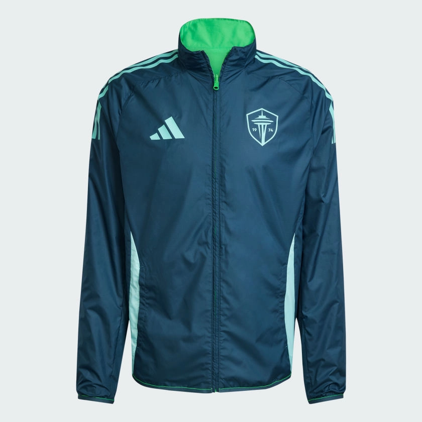 Men's adidas Seattle Sounders FC Reversible Anthem Jacket