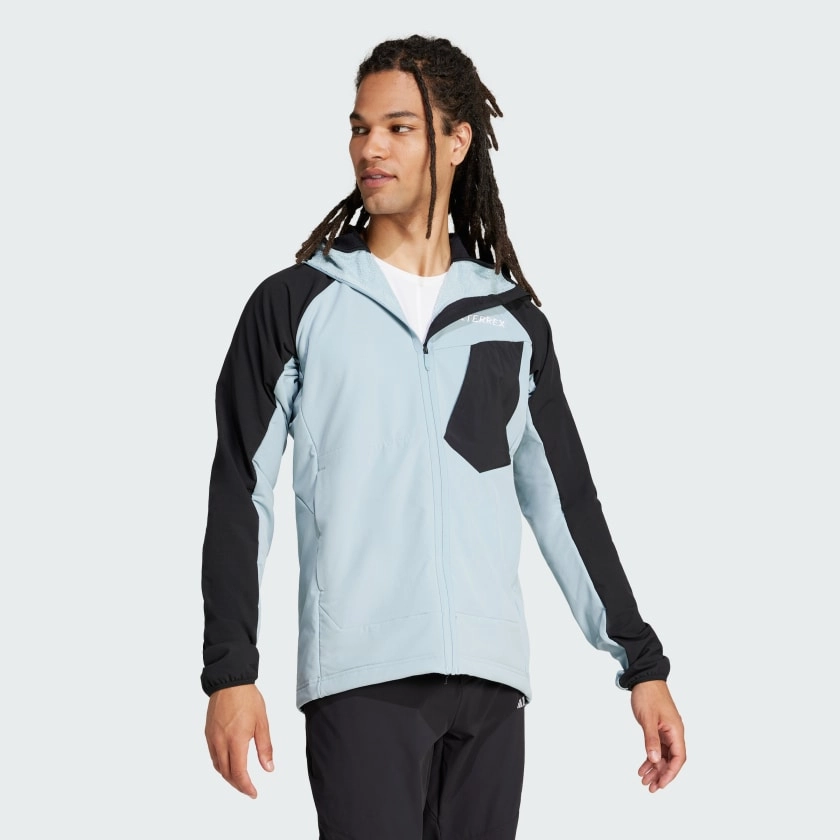 Men's adidas Terrex Xperior Softshell Fleece Hooded Jacket