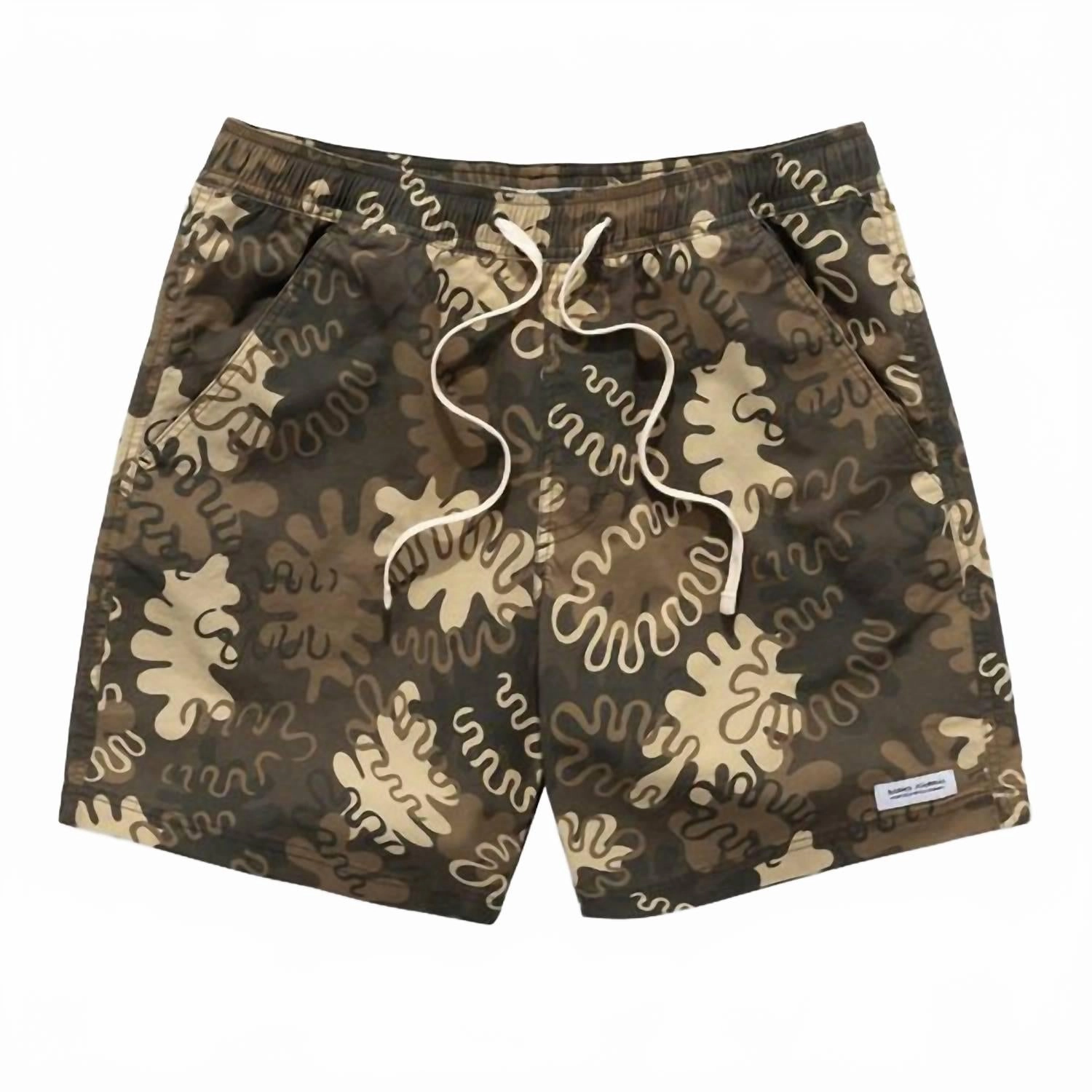 Men's Camino Elastic Boardshort In Dark Olive