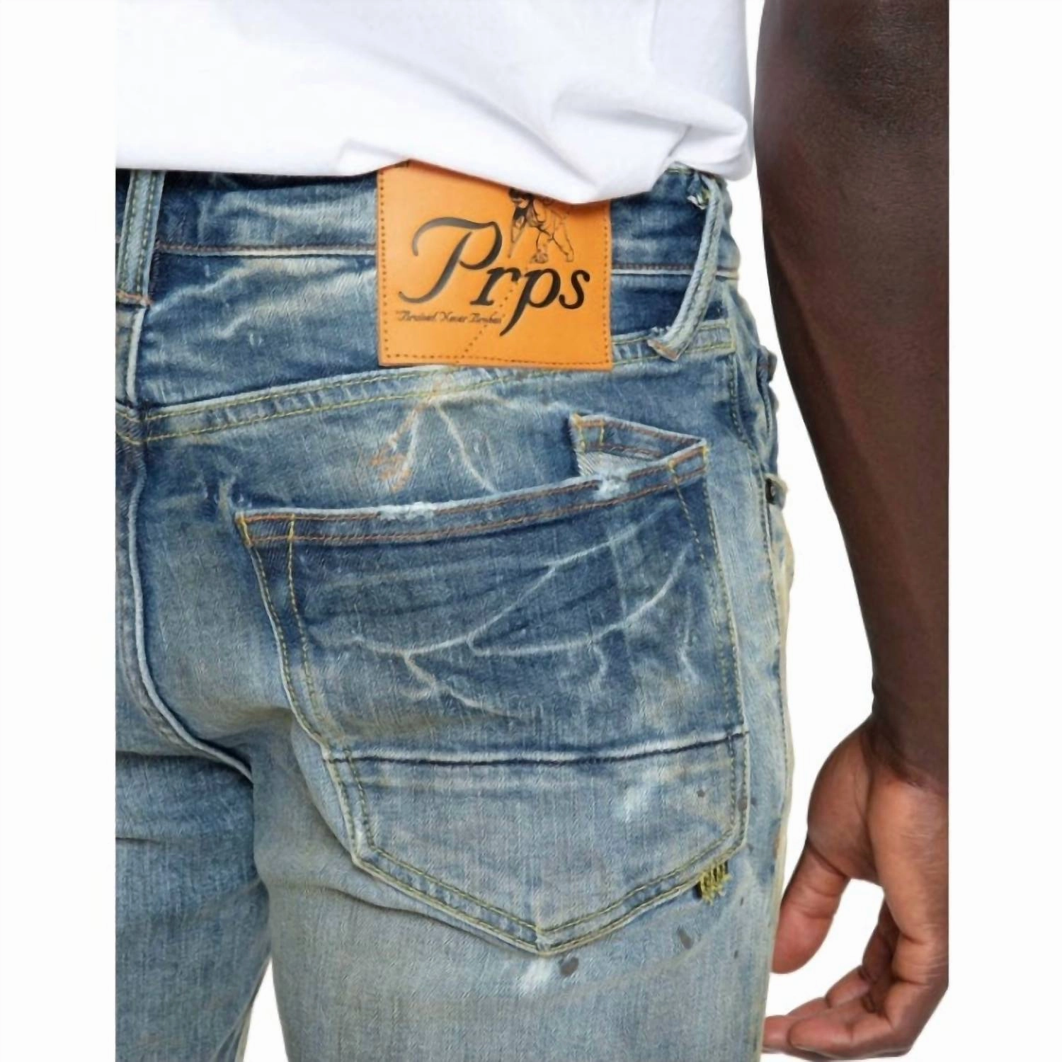 Men's Cayenne Zion Denim Jean In Light Wash