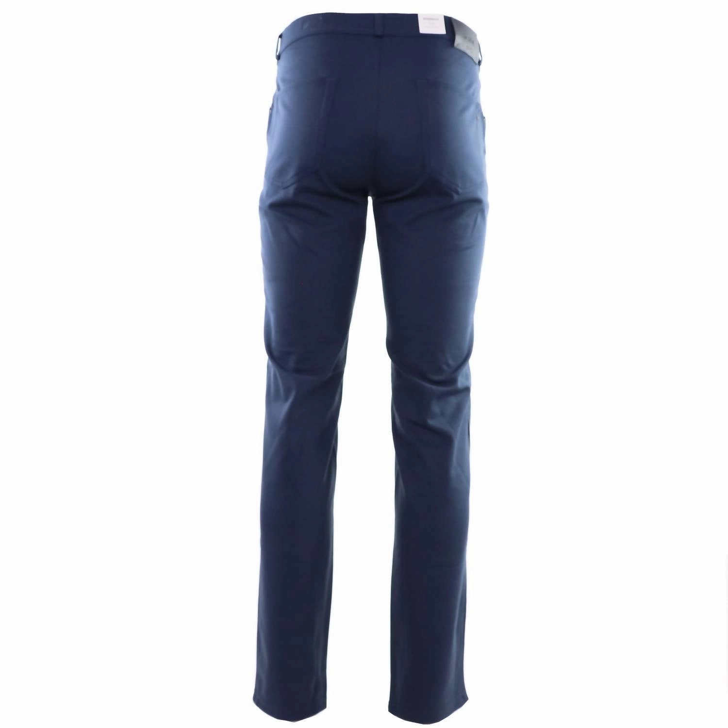Men's Chuck Modern Fit Lounge Flex Jersey Five Pocket Jeans In Indigo