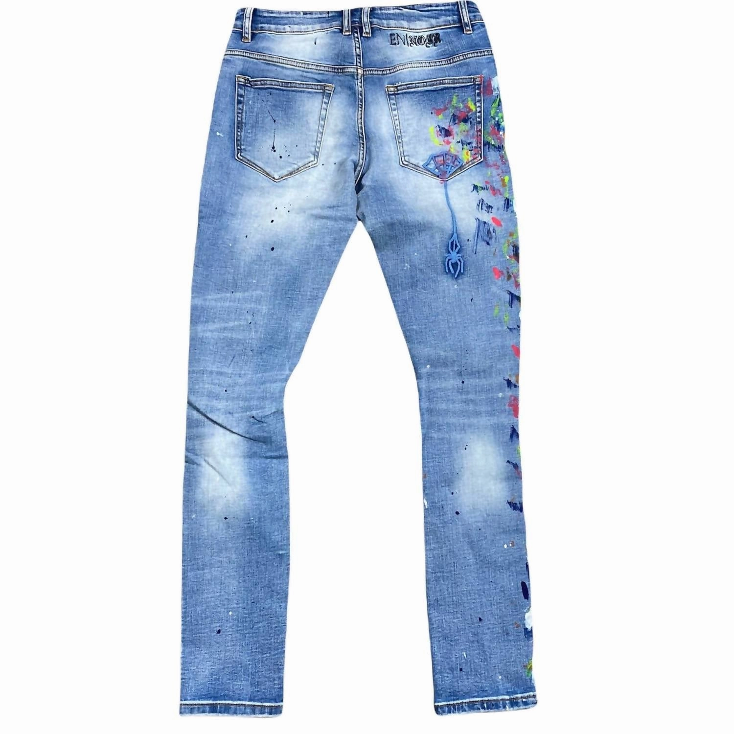 Men's Clash Denim Jean In Blue