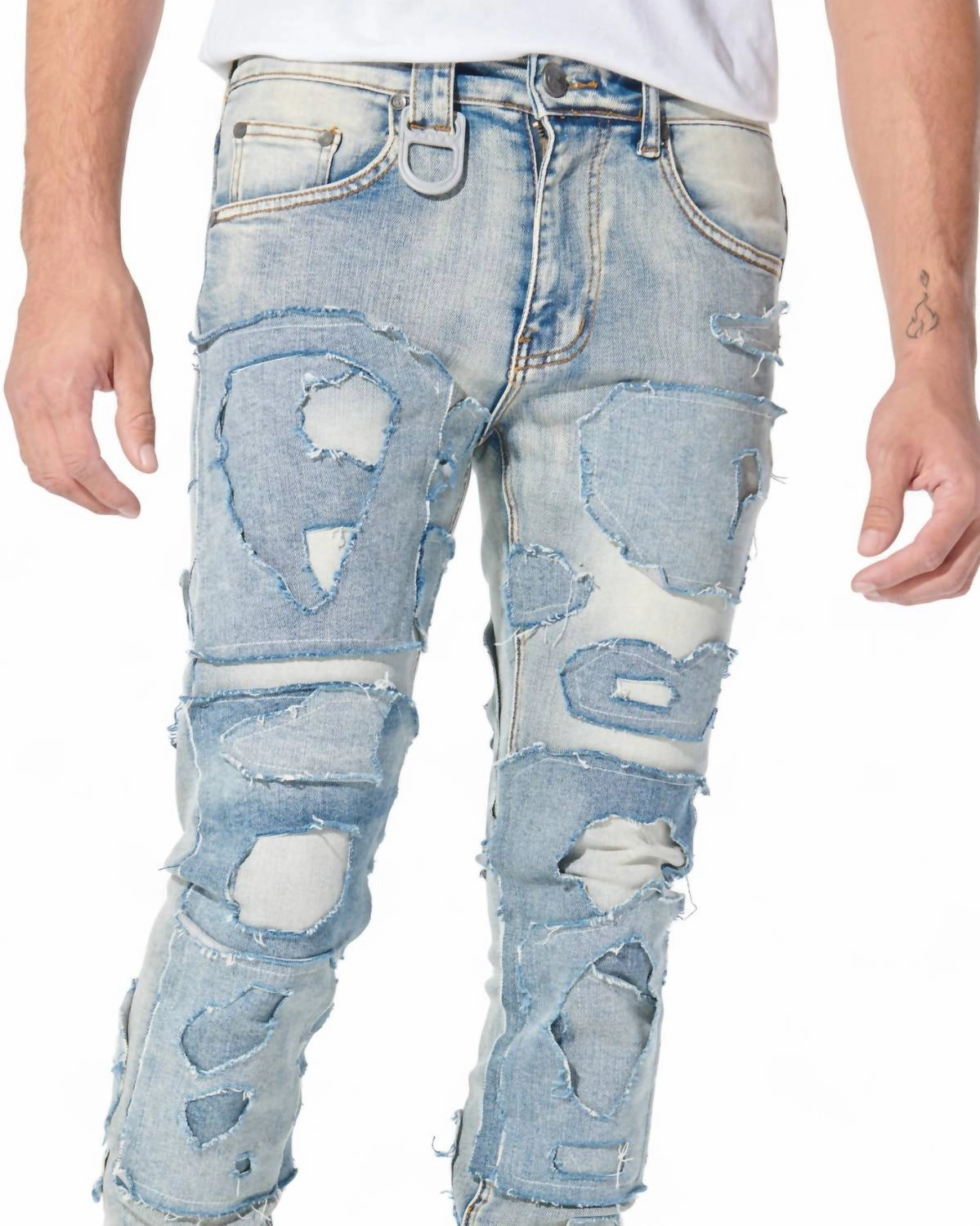 Men's Crumb Denim Jean In Vintage Blue Stone