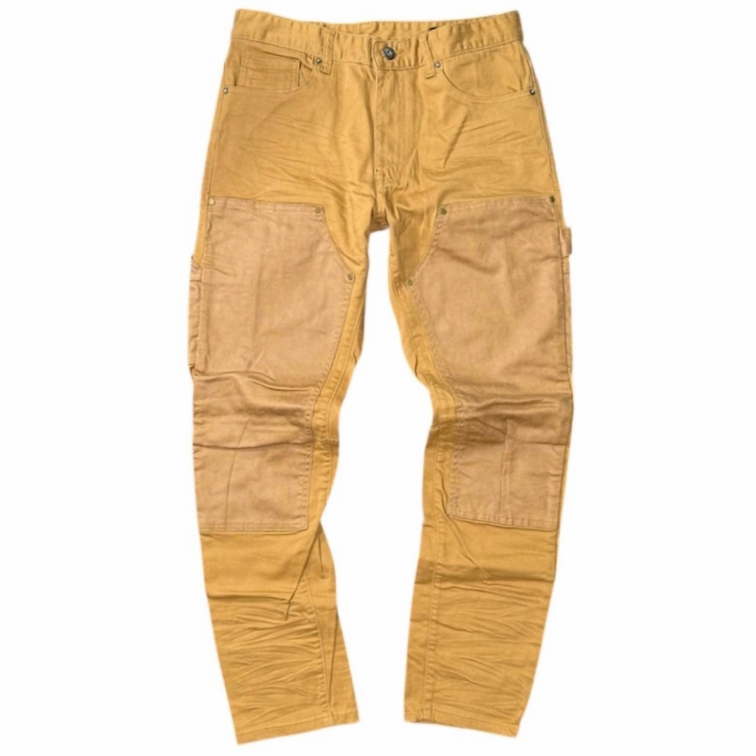 Men's Easy Slim Fit Jeans In Khaki
