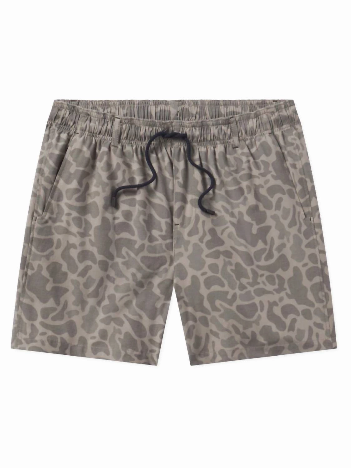 Men's Harbor Stretch Seawash Swim Trunk In Brown Camo