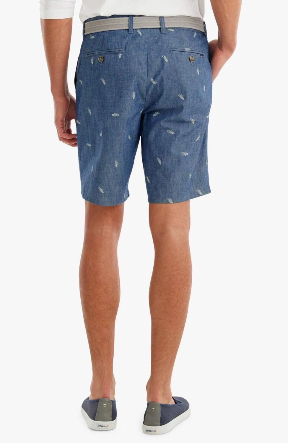 Men's Hula Garment Dyed Shorts In Chambray