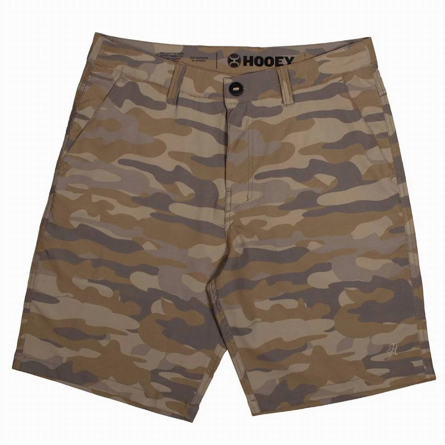 Men's Hybrid Shorts In Brown Camo