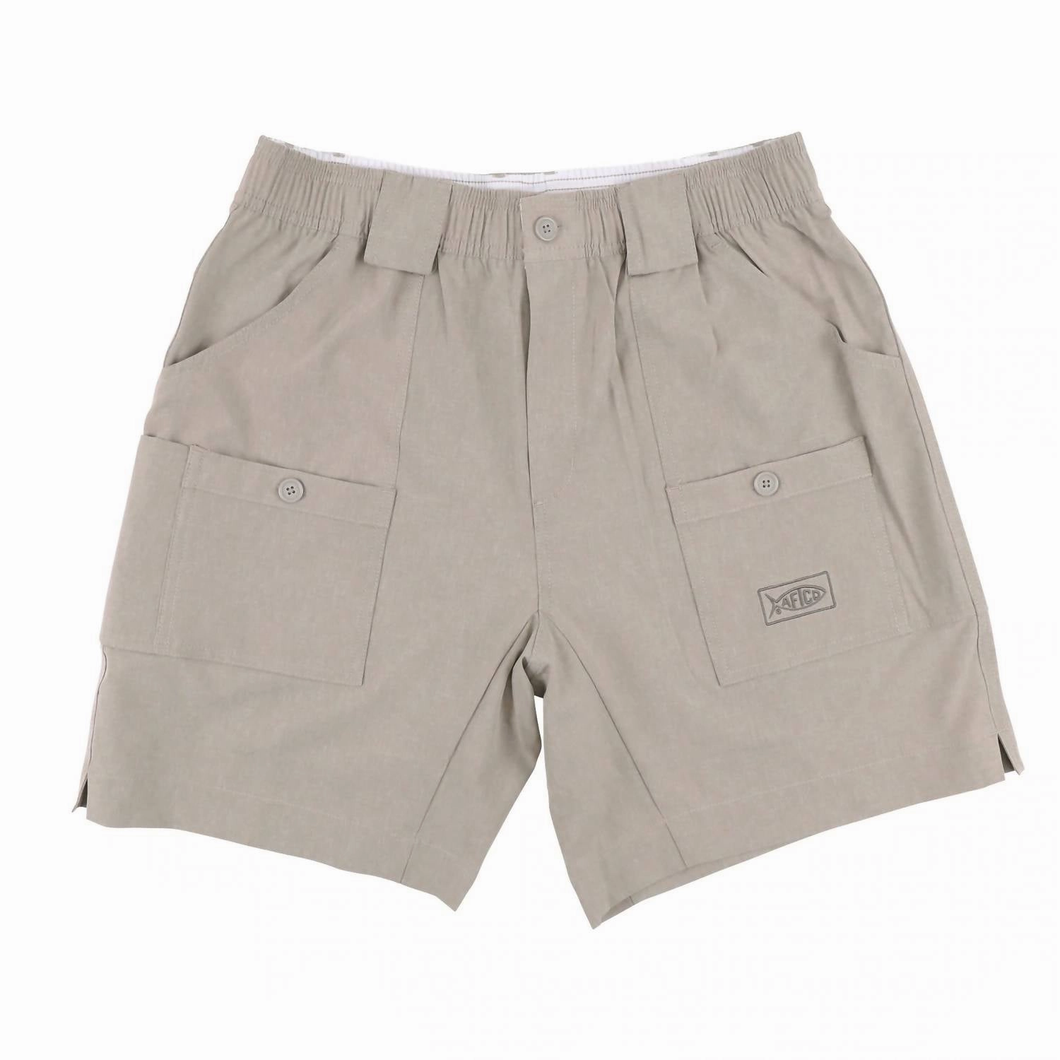 Men's Original Stretch Fishing Shorts In Khaki Heather