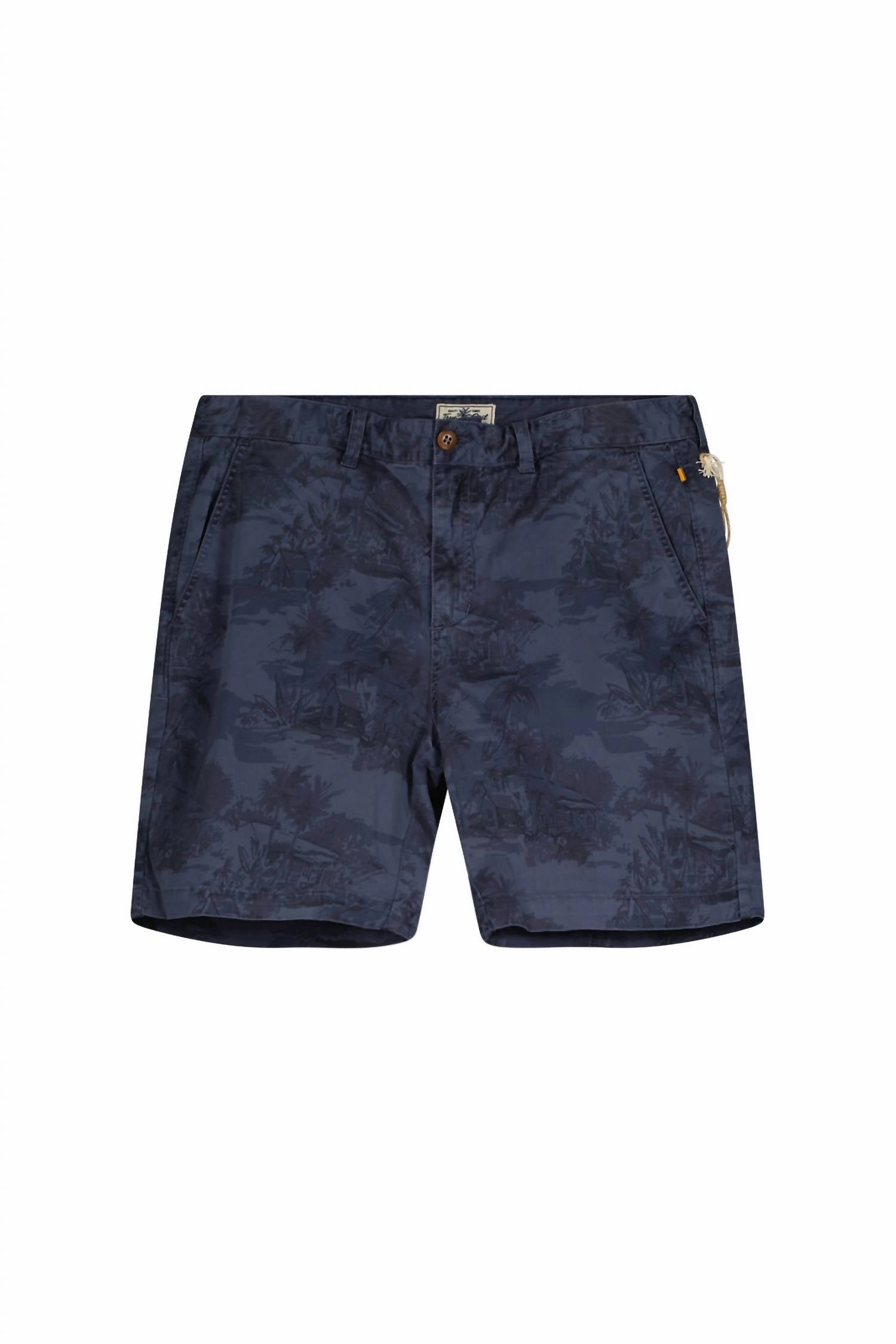 Men's Paradise Shorts In Navy Print