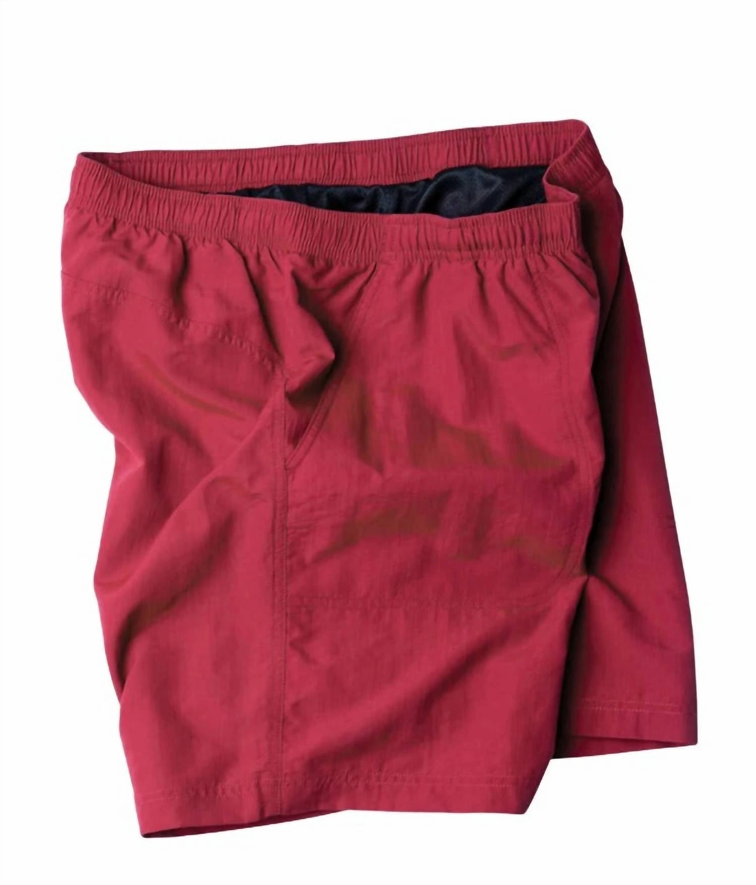 Men's River Short In Rhubarb