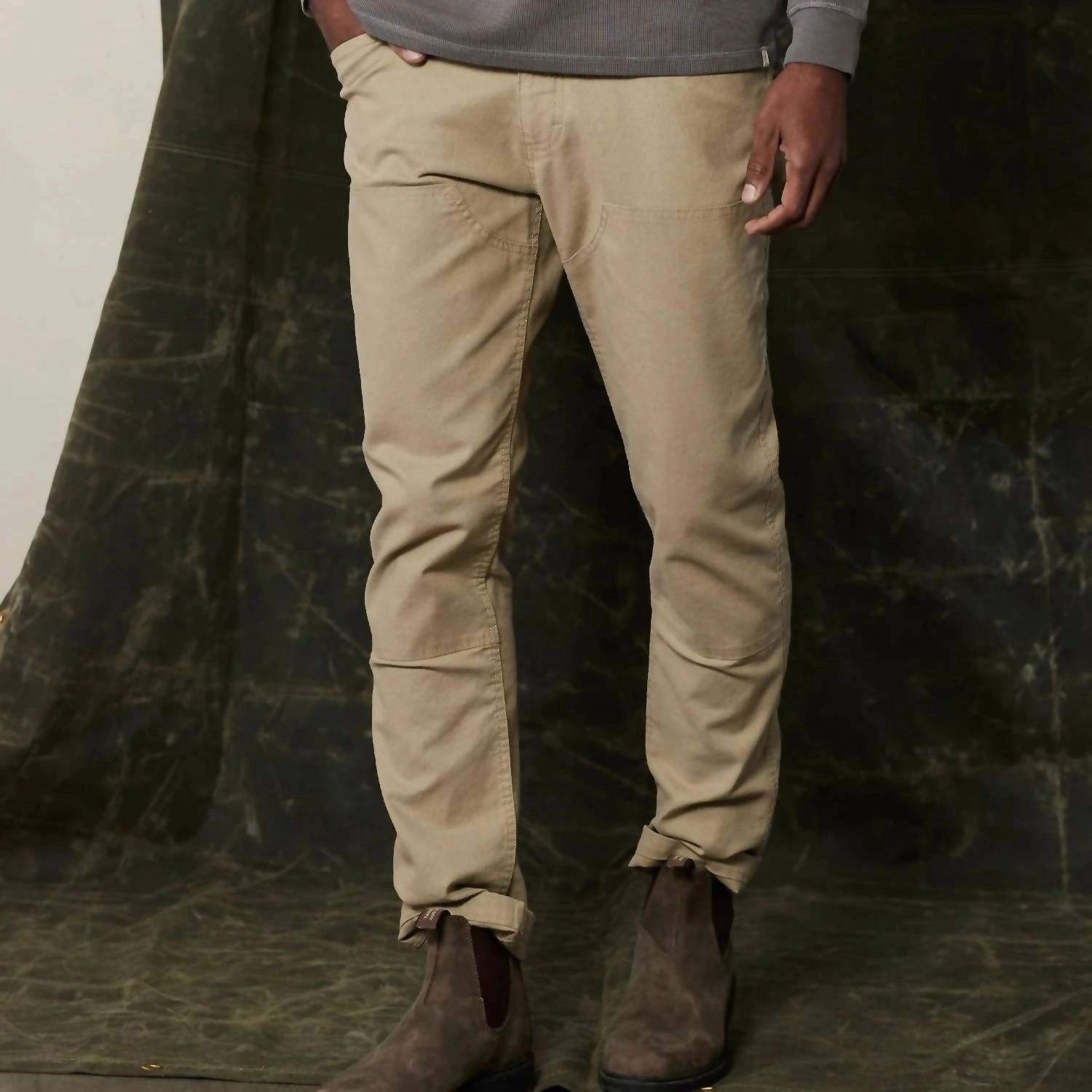Men's Scout Canvas Workwear Pant In Khaki