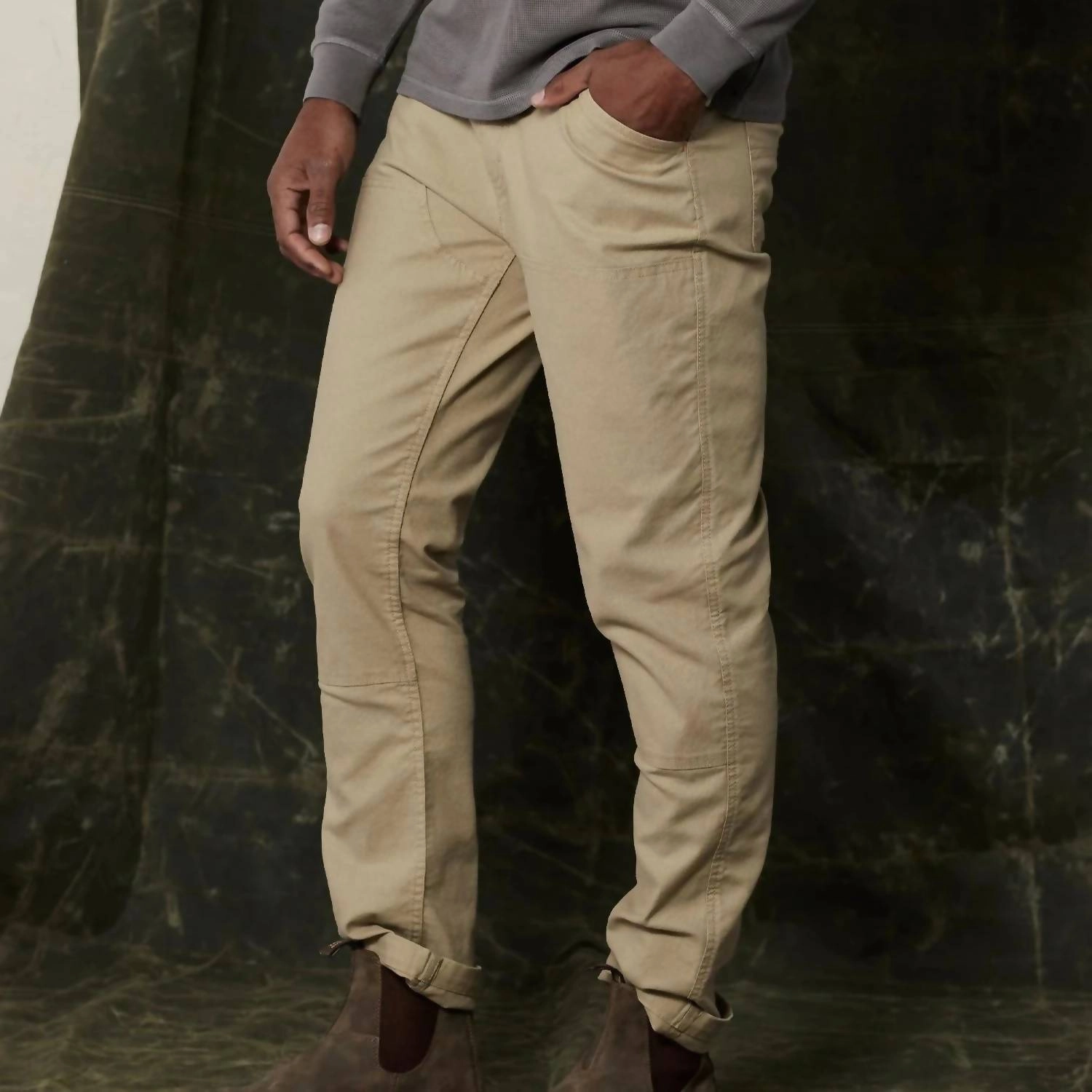 Men's Scout Canvas Workwear Pant In Khaki