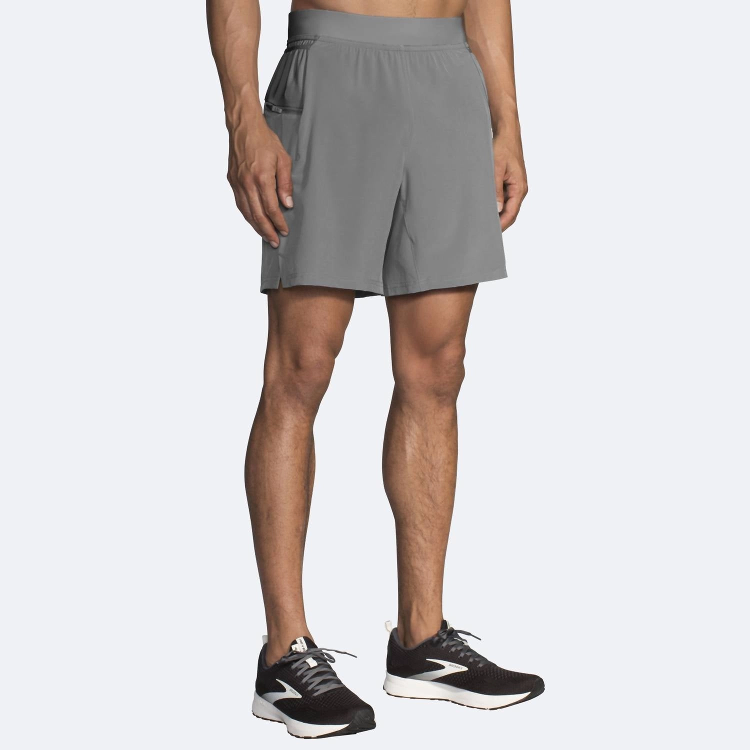Men's Sherpa 7" 2-In-1 Short In Steel
