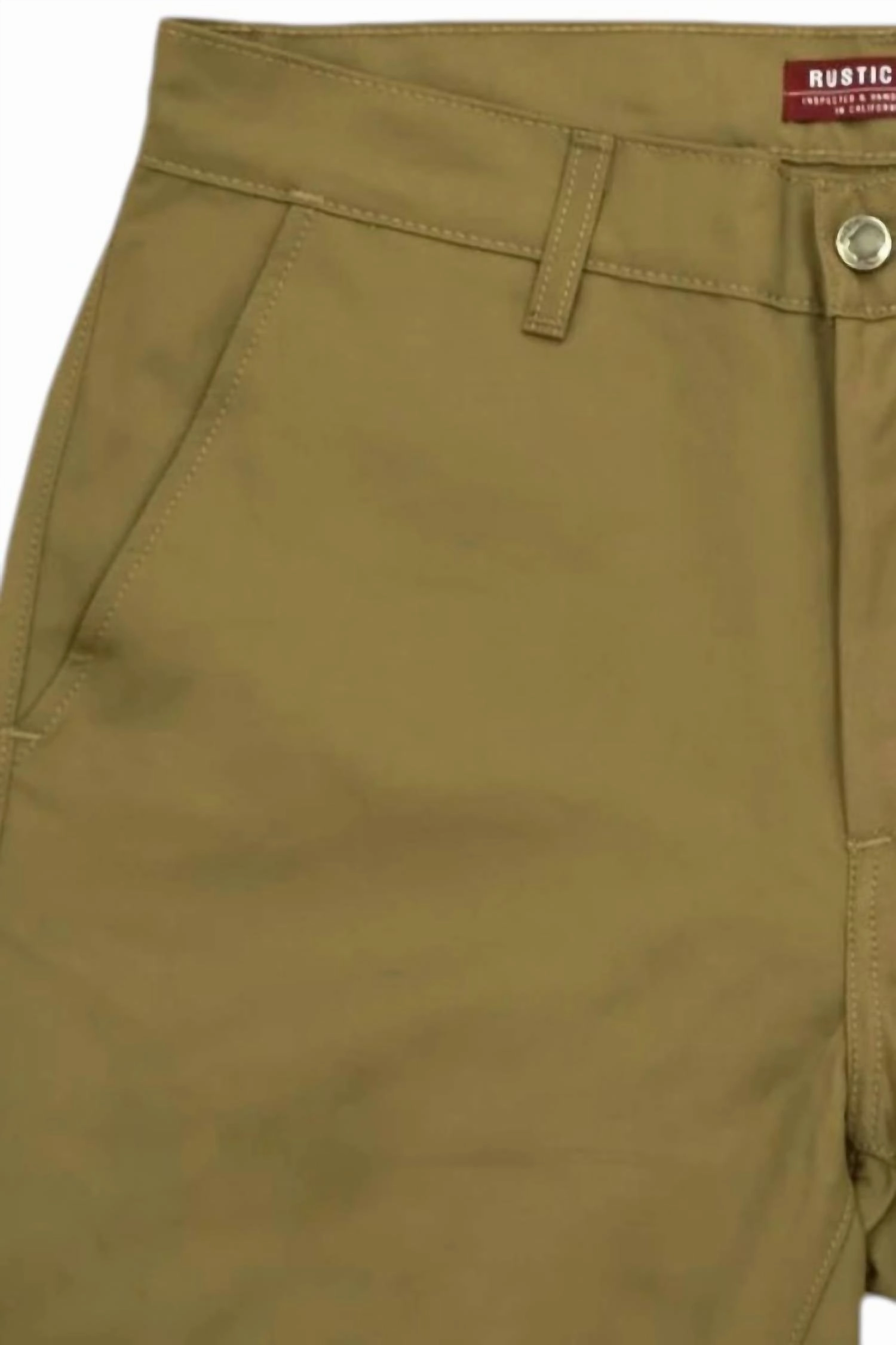 Men Workwear Chino Shorts In Khaki