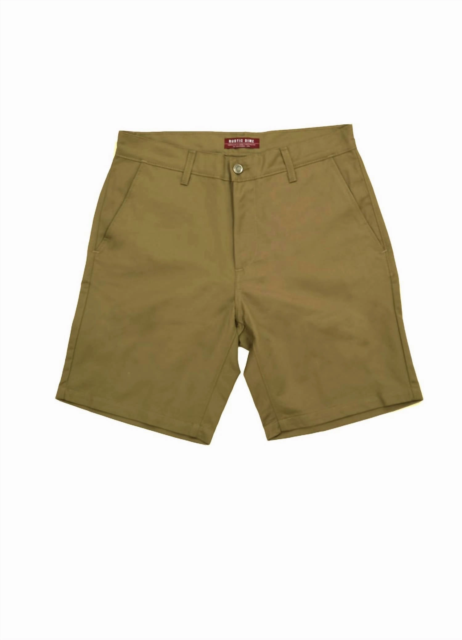 Men Workwear Chino Shorts In Khaki