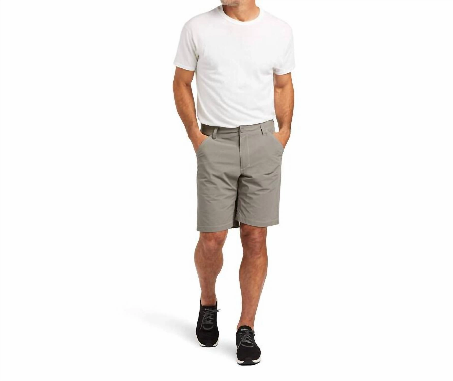Mens 10" Tek Shorts In Charcoal