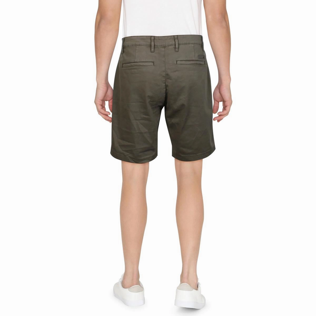 Mens 9" Inseam Slim Fit Denim Shorts