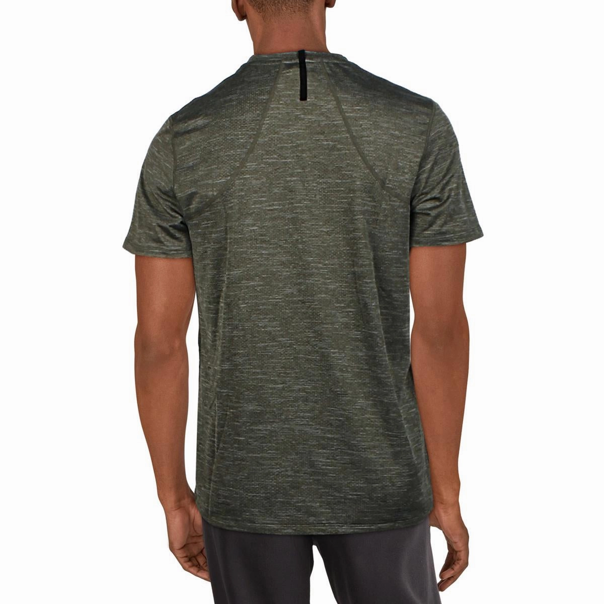 Mens Heathered Polyester Shirts & Tops