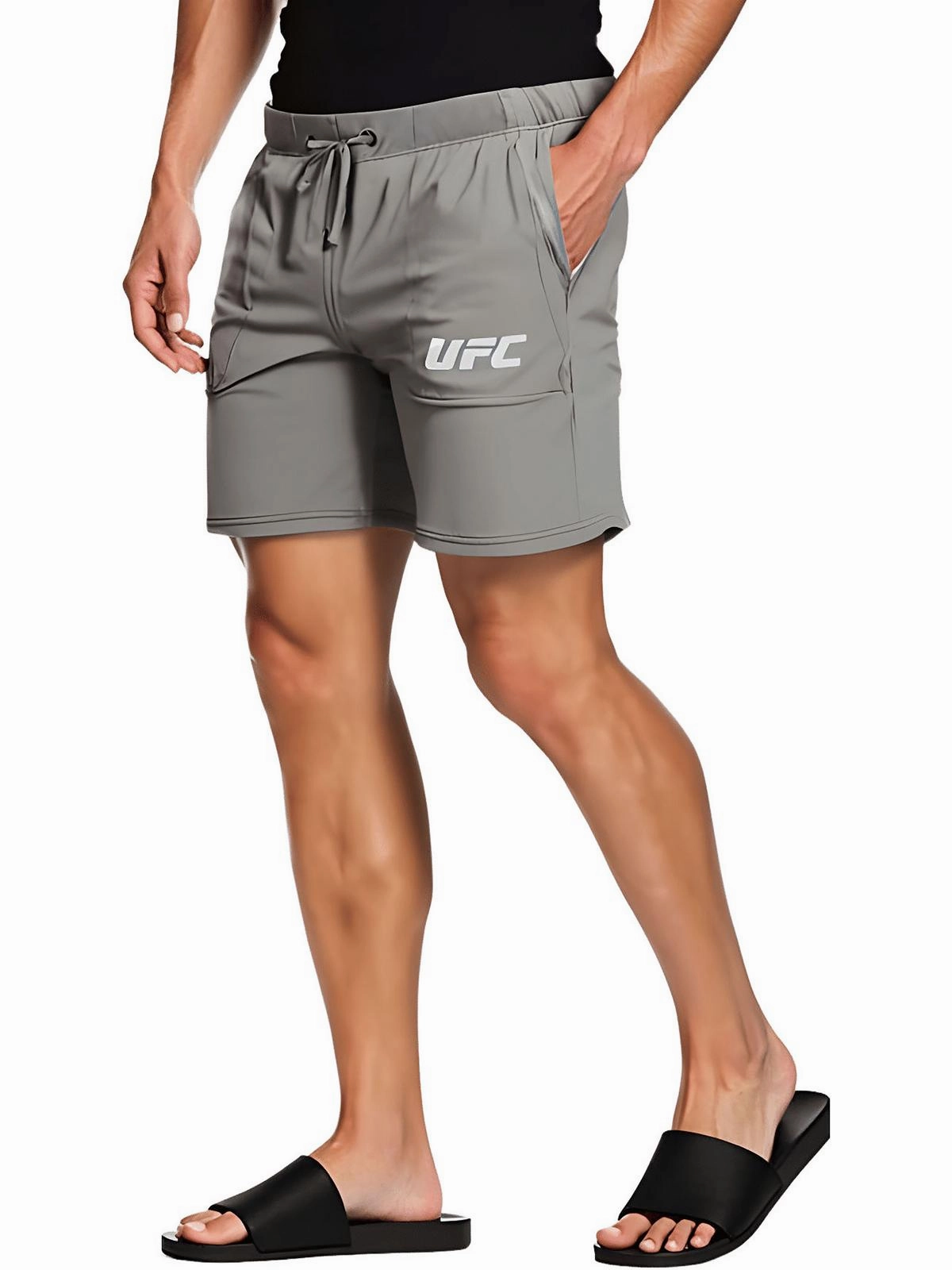 Mens Logo Polyester Shorts