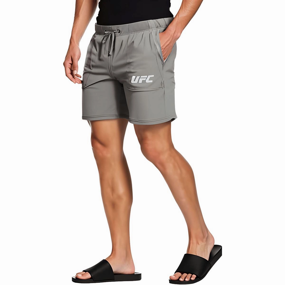 Mens Logo Polyester Shorts