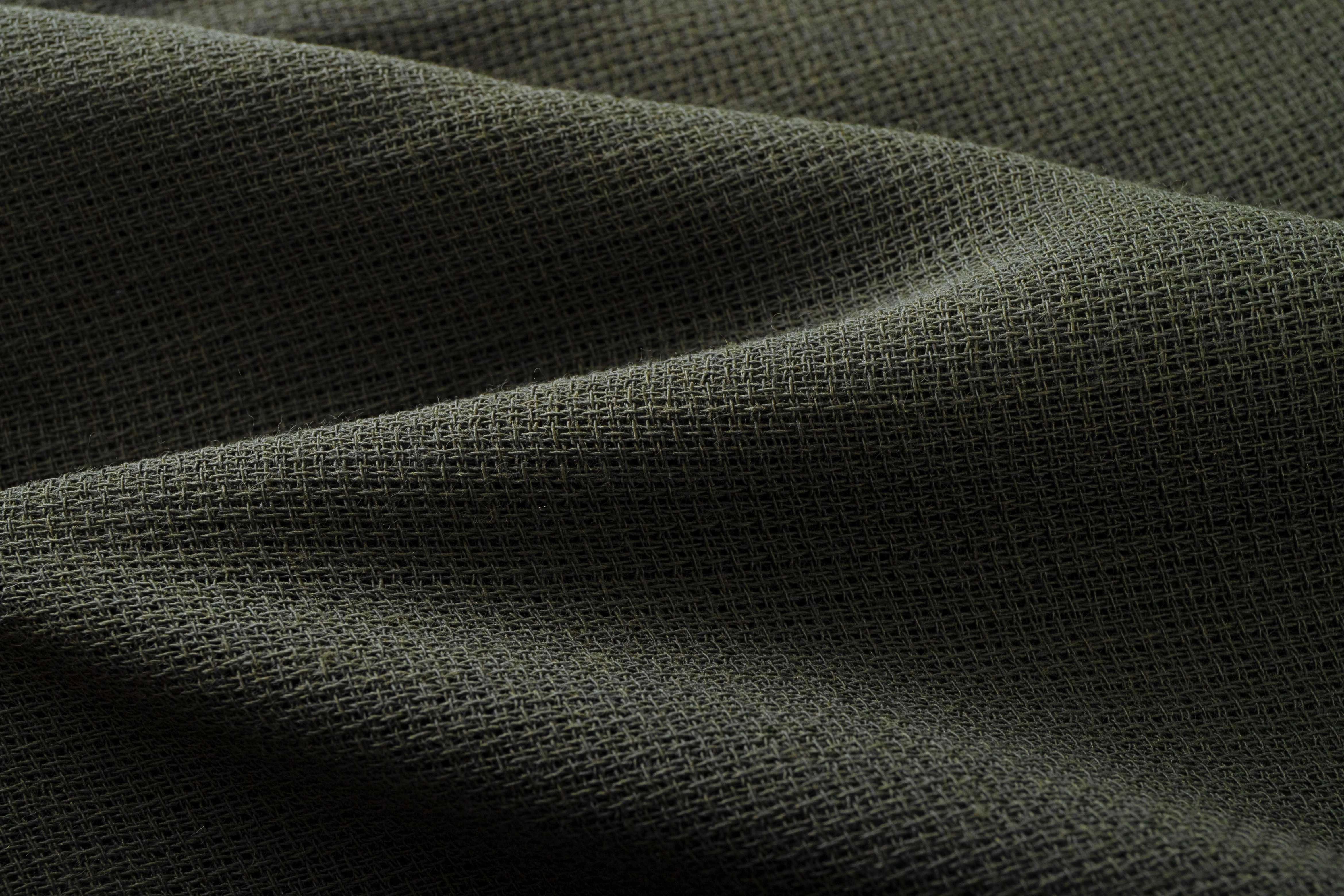 Mesh-panelled Dark Green varsity Jacket
