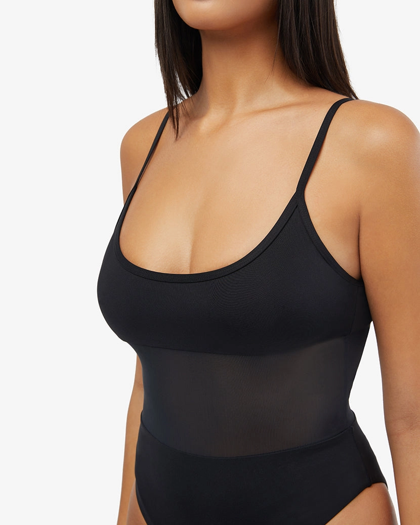 Mesh Scoop One Piece